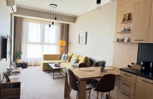 Burgas Apartment | Discover City View Residences with Pool and Spa Amenities
