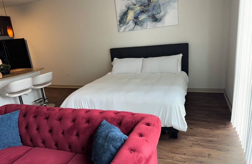 Acipco-Finley Apartment | City View Studio with Pool, Gym & Steps to UAB