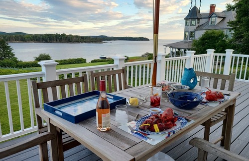 Castine House | Seaside Retreat: Private Beach & Waterfront Views Await