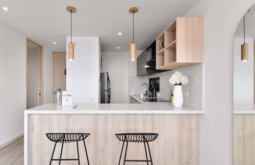 Chapinero Apartment | Stylish 1BR with Breathtaking View & Pool in Chapinero