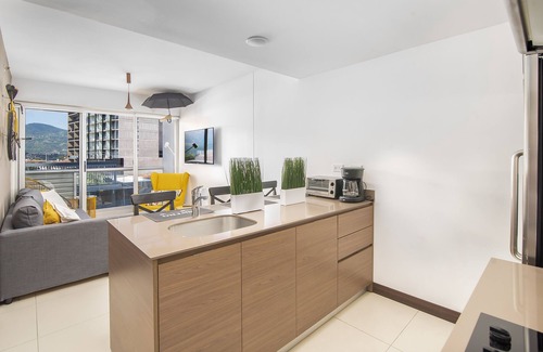 Pavas Apartment | Elegant Apartment with King Bed Near Airports and Ocean Views