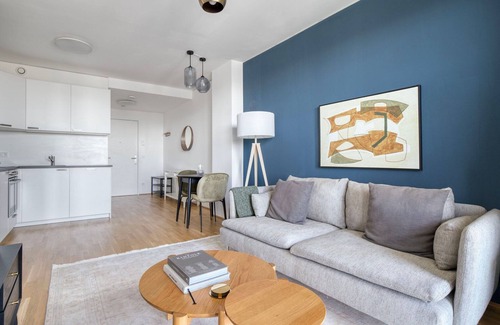 Vienna Apartment | Bright Leopoldstadt 1BR with Balcony near Bus & Groceries
