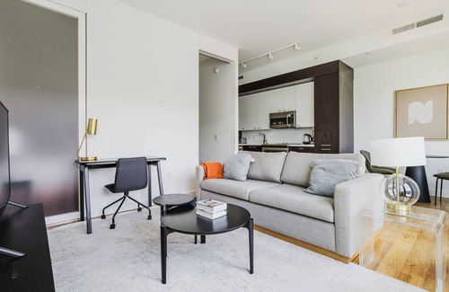 Navy Yard Apartment | Clean Navy Yard 1BR w/Gym, Balcony & W/D, nr Food & Fun, by Blueground
