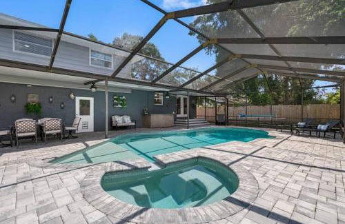 Largo House | Gorgeous Clearwater Pool Home Steps from the Beach