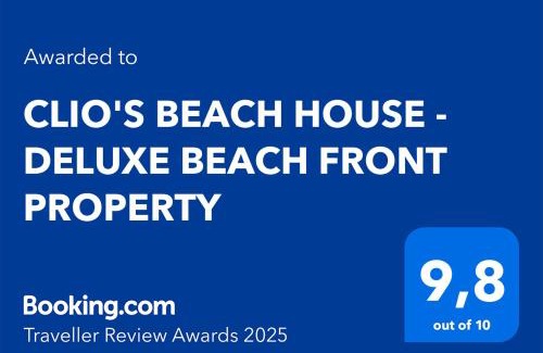 Ormos Korthiou House | Beachfront Bliss at CLIO'S BEACH HOUSE - Guest Rated 9/10