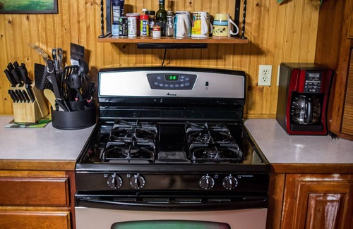 Decorah Cabin | Explore Decorah: Trails, Streams & Downtown Access Await
