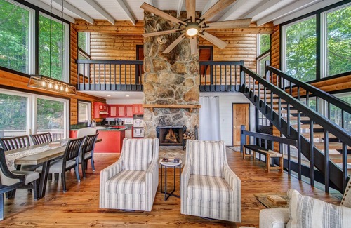Big Canoe Cabin | Experience Cloud 9: Breathtaking Mountain Views Await