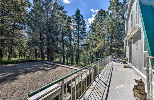 Cloudcroft Cottage | Scenic Cloudcroft Cabin with Forest Views & Family Amenities