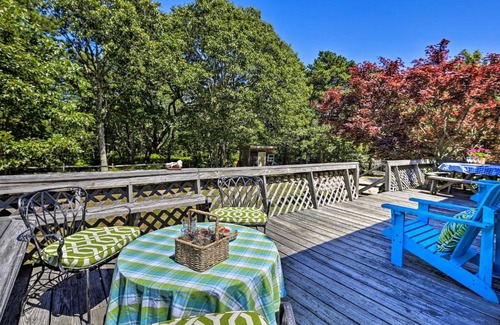 Wellfleet House | Coastal Wellfleet Cottage Steps from Chipmans Cove Beach