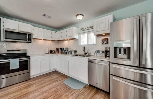 Jamaica Beach House | Unwind with a Private Pool and Golf Cart Upgrade!