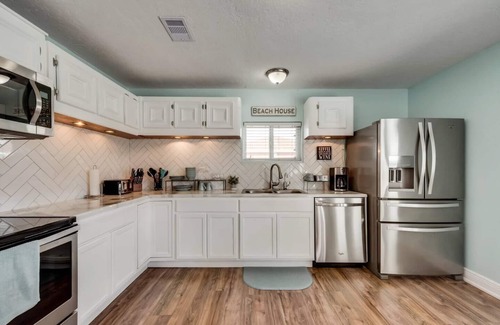Jamaica Beach House | Unwind with a Private Pool and Golf Cart Upgrade!