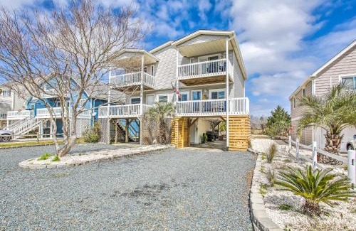 Holden Beach House | Coastal Escape: Oceanfront Decks Steps from Holden Beach