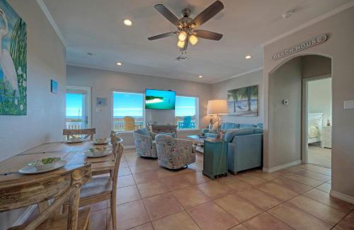 Safe Harbor House | Coastal Soiree Ocean Views Game Room Steps from Port Aransas Beaches