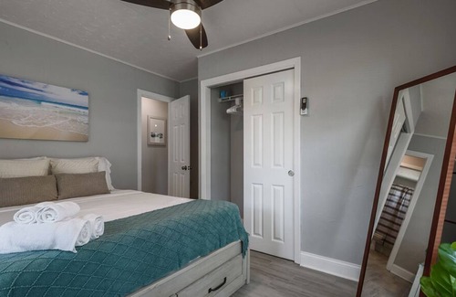 Clearwater House | Coastal Getaway with Ocean View, Steps from the Beach