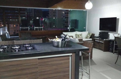 Jardim Belmar Apartment | Cozy Enseada Guarujá Retreat: Pool, Ocean View & More!