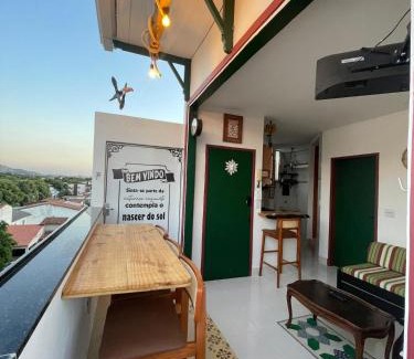 Ilha dos Araujos Apartment | Cobertura com vista pro por do sol
