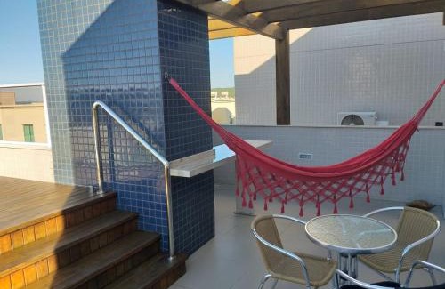 Governador Celso Ramos Apartment | Exclusive Cobertura with Private Jacuzzi and Ocean View