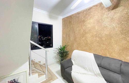 Jardim Praiano Apartment | Relaxing Stay at Cobertura Guarujá, Just 500 Meters from Beach
