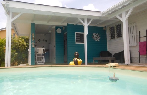 Anse-Bertrand House | Enjoy Relaxing Stays at Coco Menthe with Pool Access