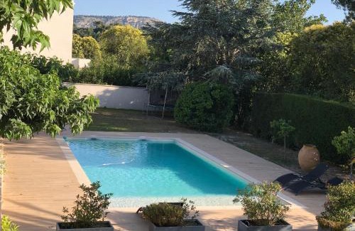 Les Camoins Apartment | Tranquil Retreat with Pool and Lush Garden Escape