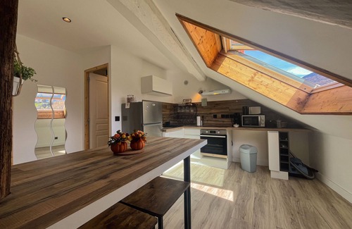 Albertville Apartment | Experience Cocon sous les toits: Family-Friendly Retreat