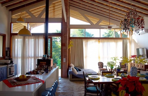 Atibaia House | Colonial Mansion Retreat in Gated Community by the Woods