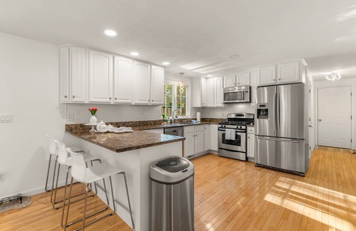 East Falmouth House | Colonial Vacation Home with Private Pool & Ocean View
