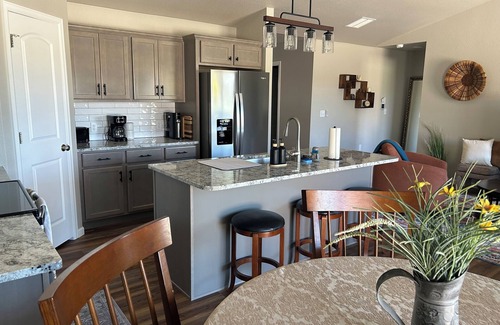 Pueblo West House | Colorado Comfort in this brand new 2.5 bedroom house with Hot Tub and near Lake!