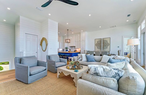 Plantation House | Beachfront Retreat with Private Pool and Chef's Kitchen