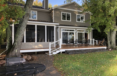 Interlochen House | Discover Serenity at Our Beachfront Cottage with Spa & Pool