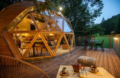Autrans-Meaudre-en-Vercors Cabin | Exceptional Panoramic Dome in Vercors with Family Amenities