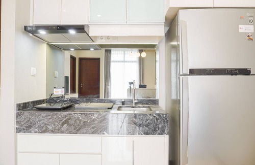 Grogol Utara Apartment | Elegant 2Br Suite with Pool at Permata Hijau Apartments