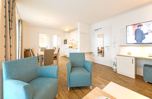 Boergerende-Rethwisch Apartment | Cozy 3-Room Apartment with Sea View, Steps from the Beach