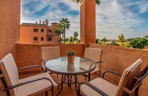 Los Alcazares Apartment | Cozy Apartment with Pool Access and Scenic Ocean Views