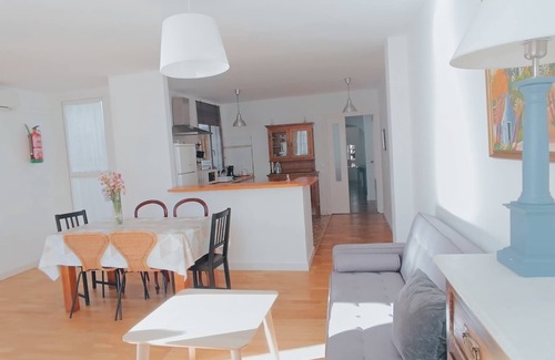 Pedregalejo Playa Condo | Renovated Apartment Steps from the Beach with Ocean View