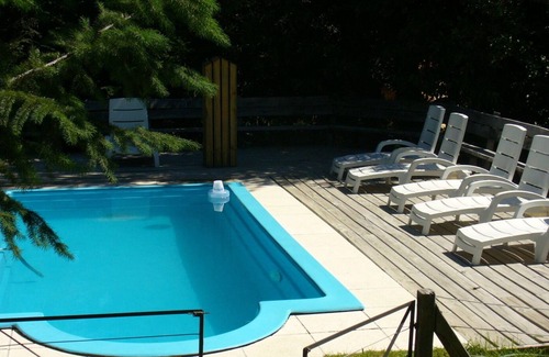 Villa La Angostura Cabin | Comfortable cabin with heated pool in Puerto Manzano