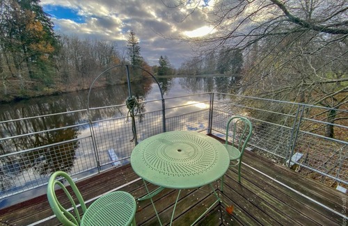 Villefavard Cabin | Idyllic Cabin Retreat with Private Pond Access and Pet Friendly