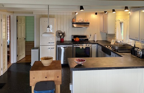 Margaretville Cabin | Cozy Log Cabin with Ocean Views & Spa Amenities