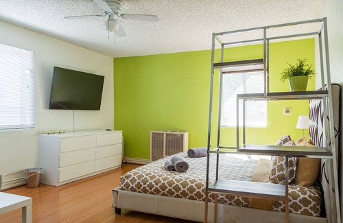 Pico-Union House | Comfortable spacious room in L.A. with a King Bed