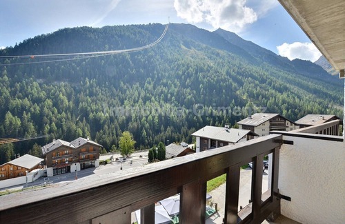 Grimentz Apartment | Cozy Studio for 2-4 with Kitchen and Balcony Access