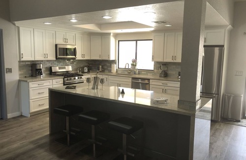 Palm Springs House | Ideal Vacation Retreat Minutes from Downtown with Pool & Spa