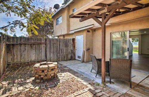 Country Rose House | Cozy Bakersfield Townhome with Fire Pit & Family-Friendly Fun