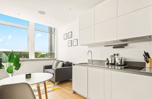 Rayners Lane Apartment | Cozy One-Bedroom Flat with Spa in Broad House, Harrow