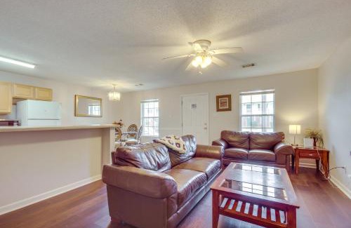 Gautier Apartment | Community Grills and Pool Gautier Condo!