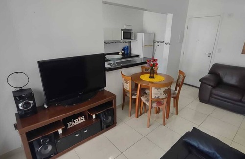 Praia Grande Apartment | Beachside Apartment Steps from the Ocean with Great Reviews