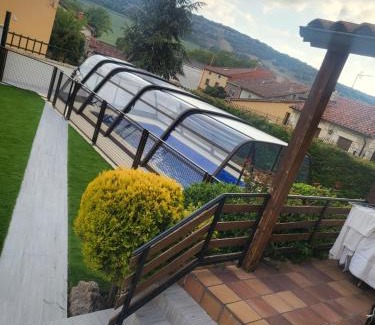 Atapuerca House | Relax at SANSIL Atapuerca with Heated Pool & Pet-Friendly Stays