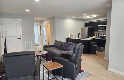 Manhattan Condo | Inviting Condo at Stadium Place with Pool and Breakfast
