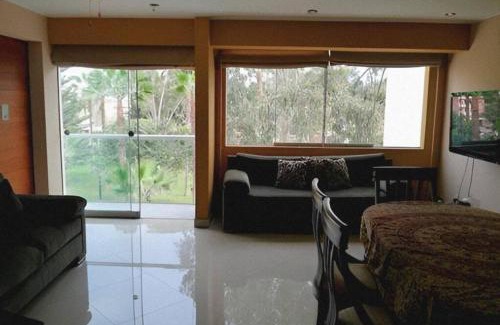 Santiago de Surco Apartment | Charming Condo-Duplex Overlooking the Park, Pet-Friendly!