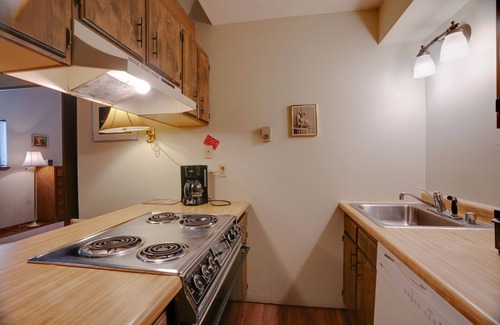 Angel Fire Condo | Modern Condo Steps from Chile Express with Breakfast Included