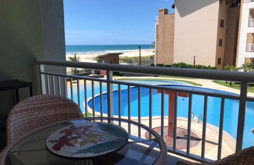 Porto das Dunas Apartment | Oceanfront Condomínio Terra Maris with Pool & Hot Tub